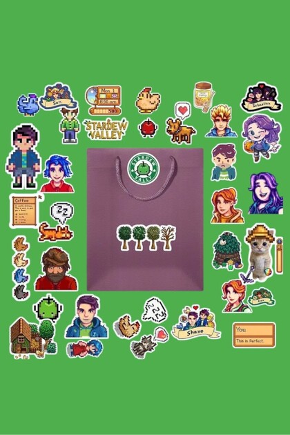 Stardew Valley Sticker Pack /Bullet Journal Notebook Sticker Agenda Laptop Sticker