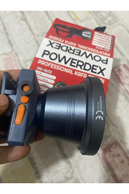 powerdex Pd-1672 15w 1500 Lümen Profesyonel Şarjlı Kafa Lambası