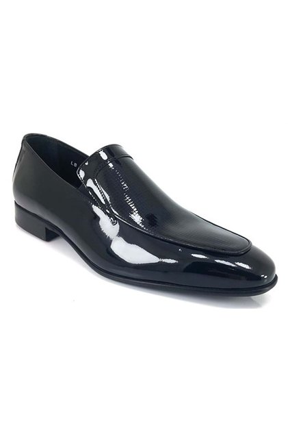 3739 Casual Classic Men's Shoes-Black Patent Leather