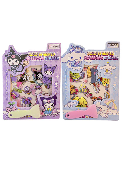 Mikro Kuromi & Cinnamoroll Şeffaf Sticker 2'li Set - Fiyatı, Yorumları