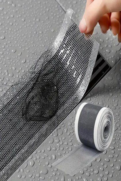 Aura Banyo Duş Gider Süzgeci Gider Kapagı Gider Saç Tuy Kıl Toplayıcı Gider Koruma Filesi 2 Mt