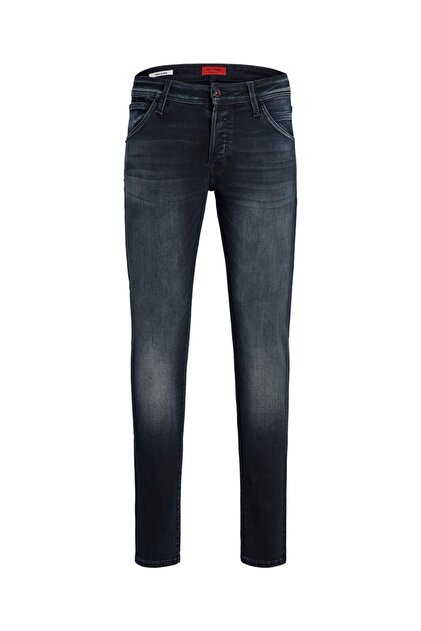JACK & JONES Herren Slim Fit Jeans JJIGLENN – Schmal Geschnitten, 76% Baumwolle, Mit Elasthan
