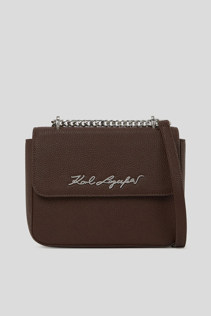 Schultertaschen - Braun - Unifarben