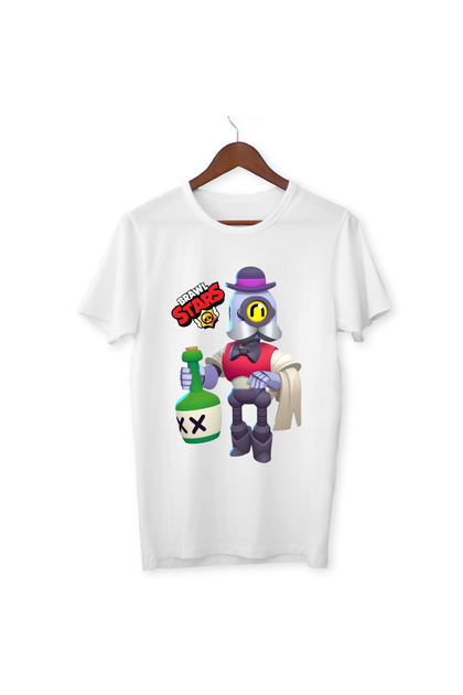 Brawl Stars Barley T-Shirt Barley Printed Kids Adult White Brawl Stars T-Shirt Unisex