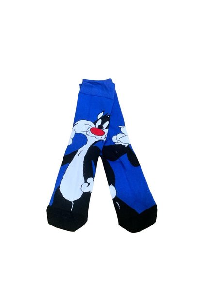 SYLVESTER COMIC FILM PATTERNED COTTON SOCKS