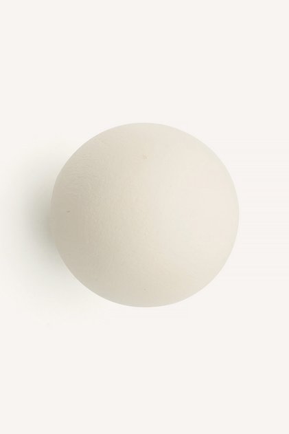 Bone Colored Round Wooden Handle