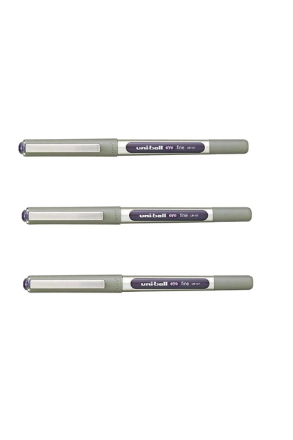 UNİBALL EYE FİNE ( 0.7 ) ROLLER KALEM MOR ( Üç Adet )