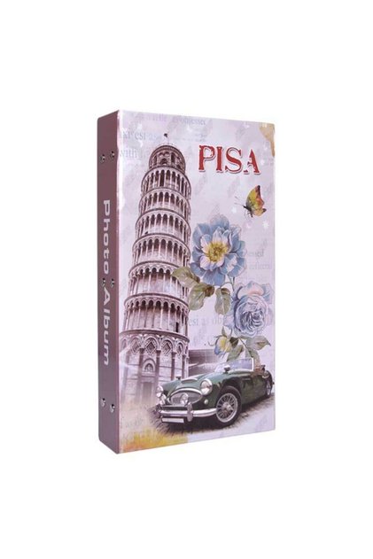 300 Lux 10 X 15 Colorful Leaning Tower of Pisa Patterned Photo Album