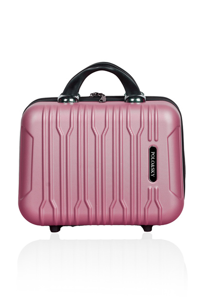 Polo Sky Mars Model Abs Dusty Rose Makeup Bag Hand Suitcase