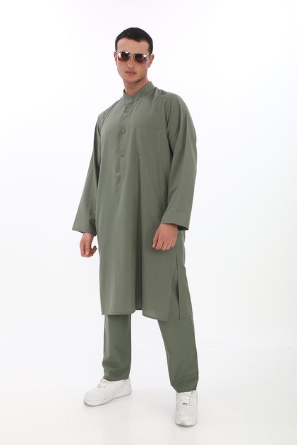 Umrah Clothing - Long Length Afghan Set & Men's Umrah Clothing