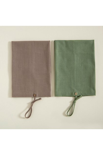 Collegare pecete 2'li 45x45 cm haki/mink