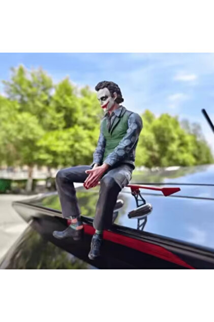 Midkan Joker Araba Figürü Aksesuarı Oturan Joker Model Dekorasyon