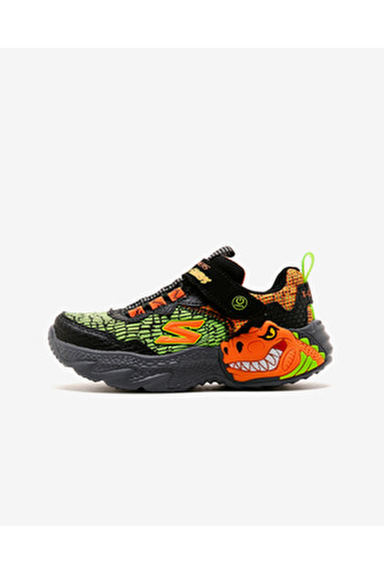 Skechers Flex - Glow Bolt Büyük Erkek Çocuk Siyah Işıklı Spor