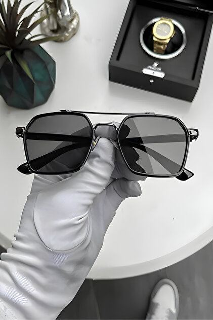 Chunky Frame Unisex Siyah Güneş Gözlüğü - Fiyatı, Yorumları