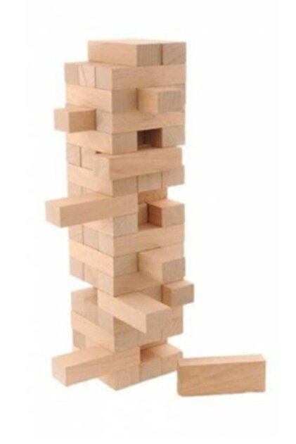 YU-HA DOGAL AHŞAP Jenga 54 Parça (KAYIN) - Fiyatı, Yorumları
