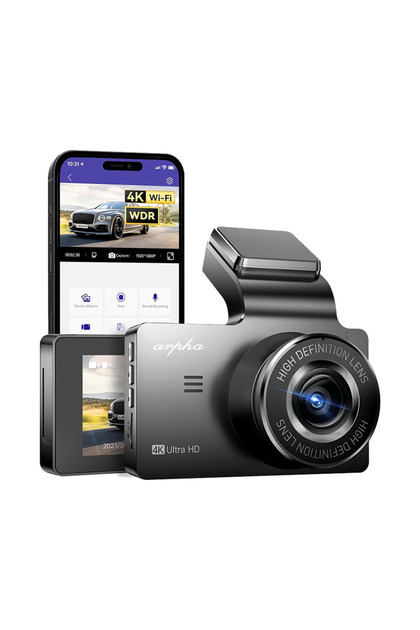 كاميرا سيارة 4K أحادية القناة أمامية M63 Lite - أسود