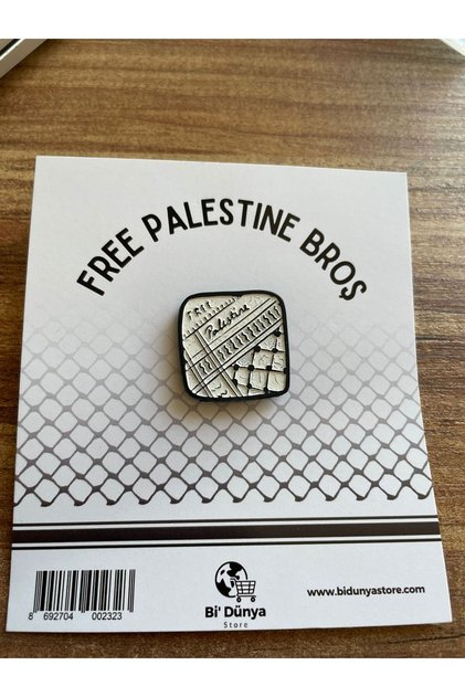 Free Palestine Broş