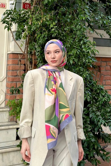 Nature Lilyum Soft Shawl Benetton Green 3036-18