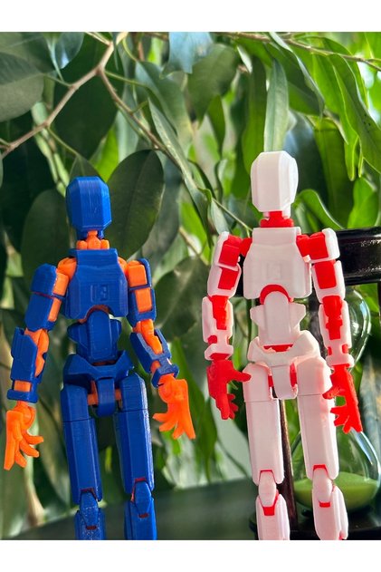 Lucky 13 Oynar Eklemli Robot Figür Oyuncak 2'li Set