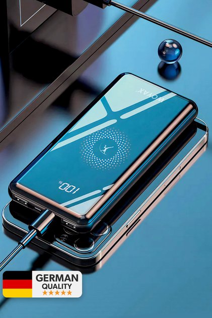 Deji Kablosuz Hızlı Wireless Powerbank 10000 Mah Dijital Göstergeli Taşınabilir Batarya Şarj Cihaz