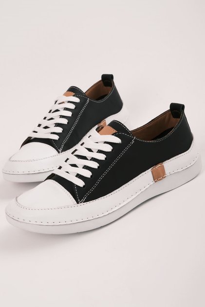 Racy Women's Genuine Leather Lace-Up Casual Shoes Sneaker 3562