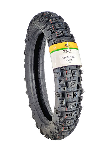 MOTOSİKET LASTİĞİ 110/90-16 TL (TUBELESS - İÇ LASTİKSİZ TİP) LASTİK