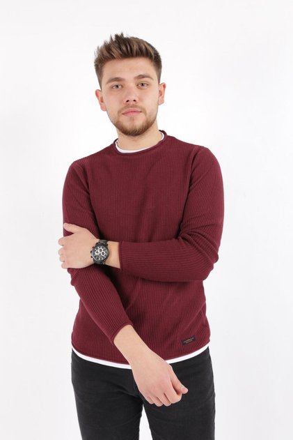 3010-fw Men's Crew Neck Sweater