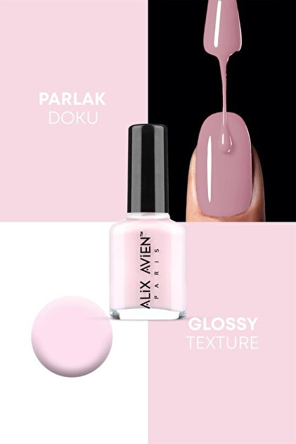 Alix Avien Açık Pembe Oje 74 - Yüksek Pigmentli Uzun Süreli