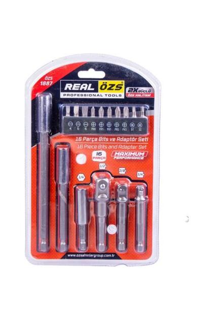 Real Özs Bits Ve Adaptör Seti 16 Parça-1887 - Fiyatı, Yorumları