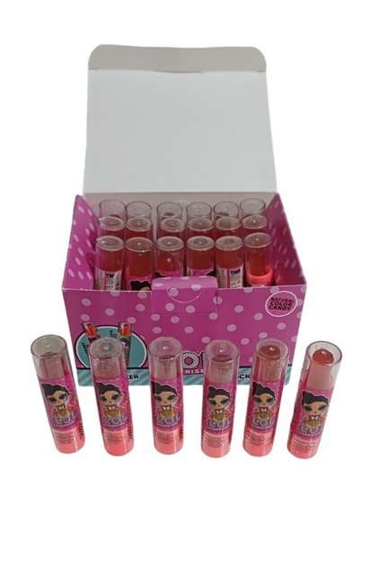 Fruity Lipstick Candy 24 Pieces Strawberry