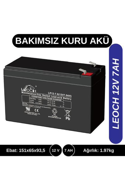 12v 7ah Kuru Tip Akü Akülü Araba Uyumlu