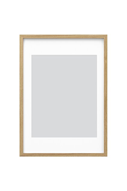 TREV RÖDALM Meşe 50x70 CM Kalın Kenarlı Paspartulu Derinlikli Ahşap Fotoğraf Resim Çerçevesi