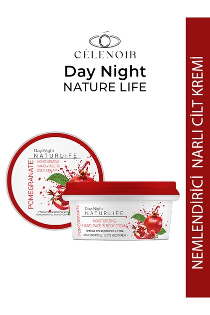 Day&Night Moisturizing Hand, Face and Body Pomegranate Cream 50ml