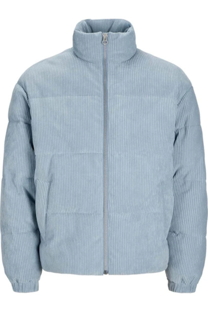 Jack & Jones Jorbronx Corduroy Puffer Açık Mavi Erkek Mont