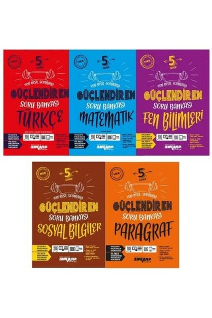 5. Sınıf Güçlendiren Soru Bankası Set (5 Kitap)