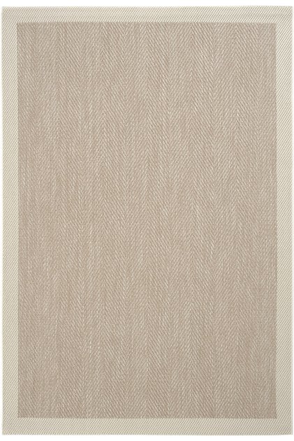 Grande Nunique 02 Bej Sisal Halı Yolluk Antre Hol Halısı Çerçeveli Kaymaz Tabanlı Mutfak Halı Kilim