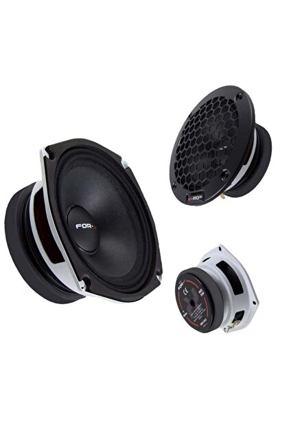 For-X XMD-3052 13 CM 5.25 180W 80W RMS BEYAZ MIDRANGE OTO HOPARLÖR