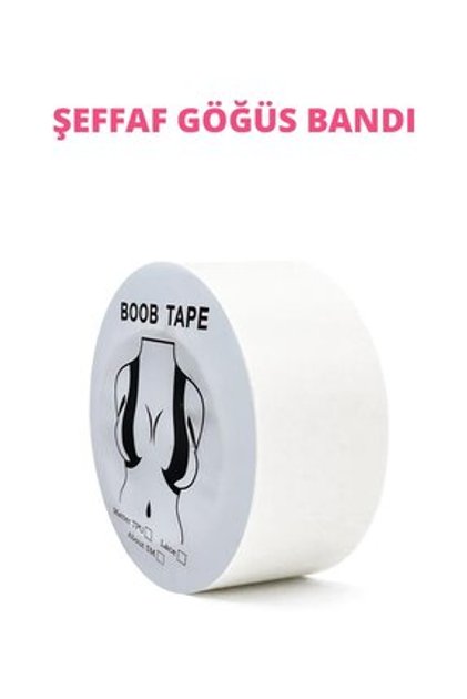 Şeffaf Göğüs Bantı Dikleştirici ve Şekillendirici Boot Tape