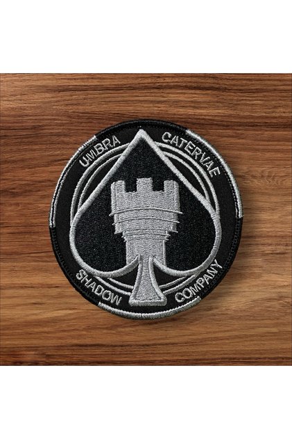 Shadow Company Siyah Zemin Patch Arma 9 Cm