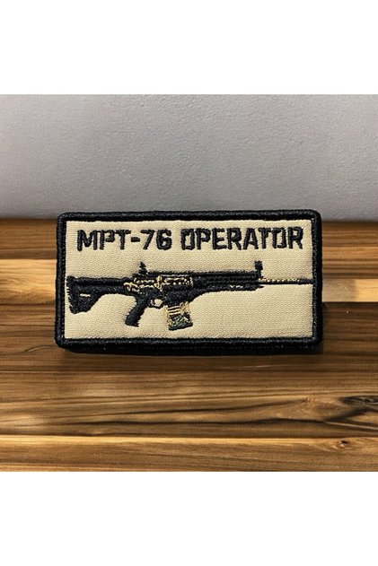Tan Rengi Mpt-76 Operator Patch Arma 8 X 4 Cm