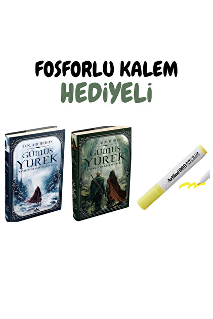 Ephesus Yayınları 2 KİTAP CİLTLİ SET GÜMÜŞ YÜREK SERİSİ D.N.