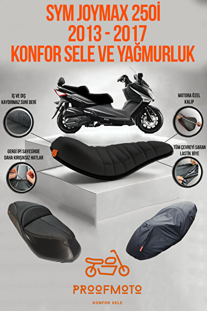 PROOFMOTO Sym Joymax 250i Comfort Saddle and Raincoat Cover- Trendyol
