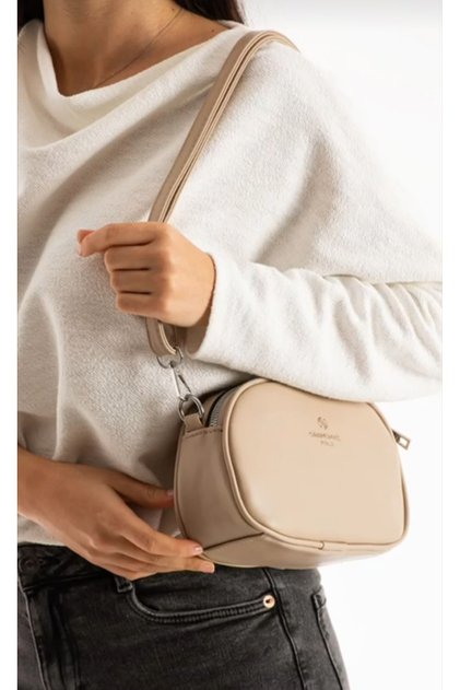 2 Zipped Compartments Cross Shoulder Women's Handbag