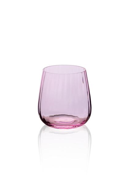 Cam Su Bardağı Pembe 450 ml BRD0128