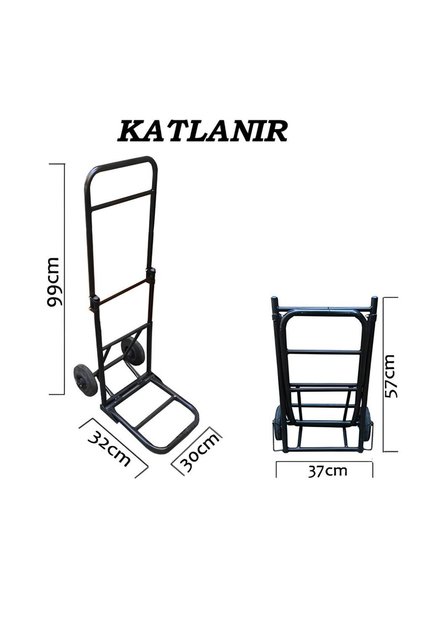 KOLİ TAŞIMA ARABASI BAGAJ TİPİ 120 KG