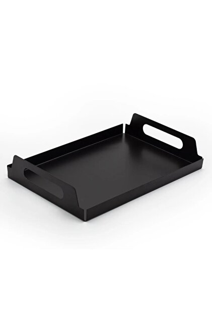 Presentation Tray, Serving Tray Metal Black Tray
