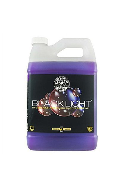 BLACK LIGHT Hybrid Radiant Finish Car Wash Soap, 1 Gallon, Gloss-Boosting Concentrated Shampoo for Black and Dark Cars, Scratch-Free Thick Foam, Surfactants Lift Dirt, Bucket or Cannon
