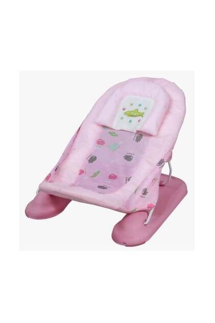 New Born Spacious Baby Bather Bath Foldable 3 Position Adjustable Chair Washable Soft Mesh LargeSeat