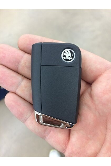 Skoda Key Logo 10mm Controller Logo (1 Piece) Black New Logo