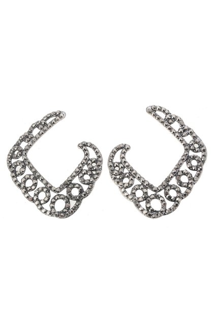 Anthracite Stone Earrings